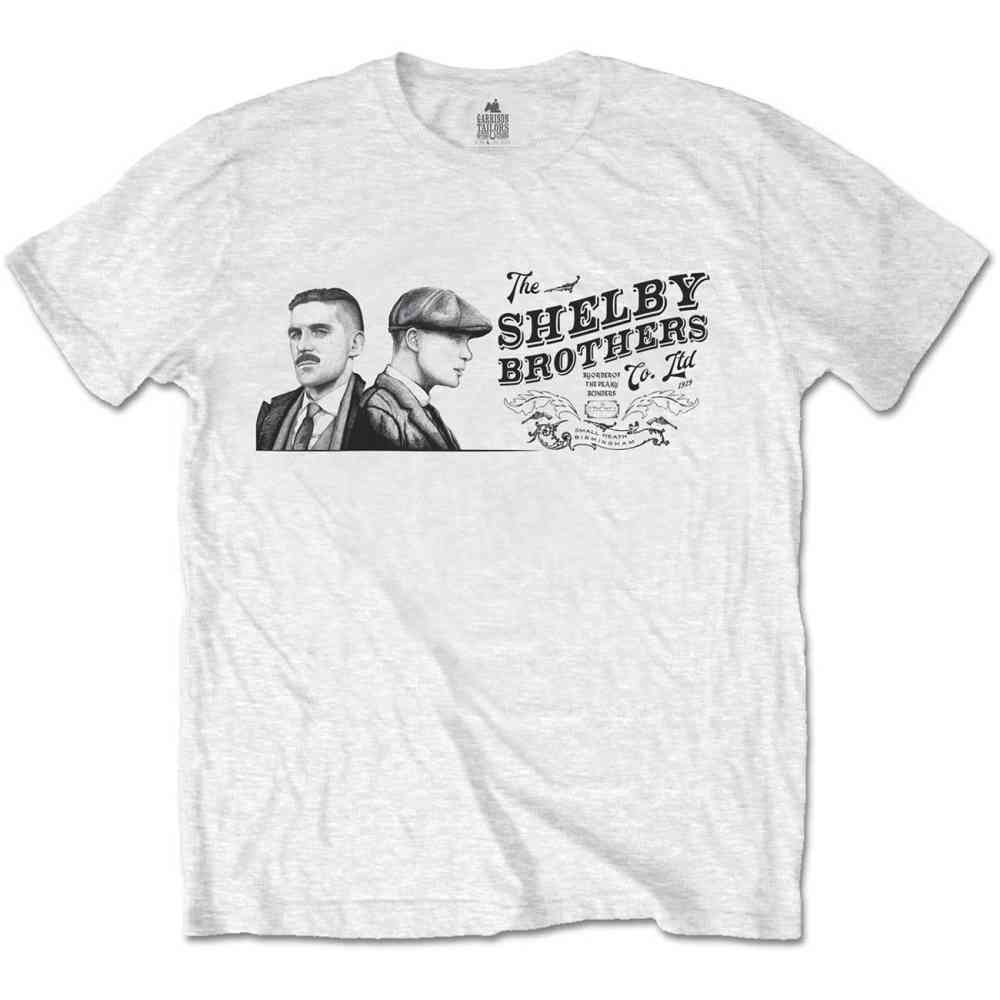 Peaky Blinders - Shelby Brothers Landscape Tshirt Homme - Blanc